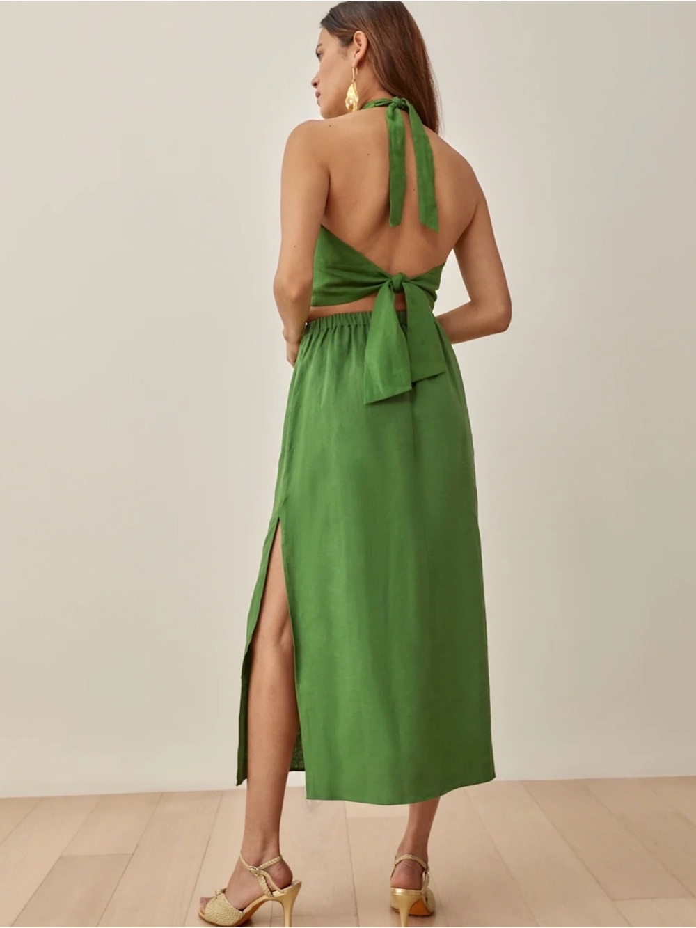 Reformation Tulin Linen Two Piece Set